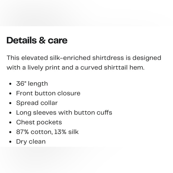 Trina Turk Aisling Print Long Sleeve Shirtdress. Size Medium - Picture 4 of 14